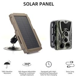 Caça Trail Camera Kit Painel Solar, 3000mAh, 6V-12V, carregador solar para HC-300, HC-5550, HC-700, HC-801, HC-900 - Image 5