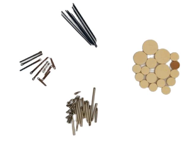 Peças de Reparo para Clarinete: Haste do Eixo, Parafuso, Junco, Mola de Agulha e Esteira - Conjunto Completo