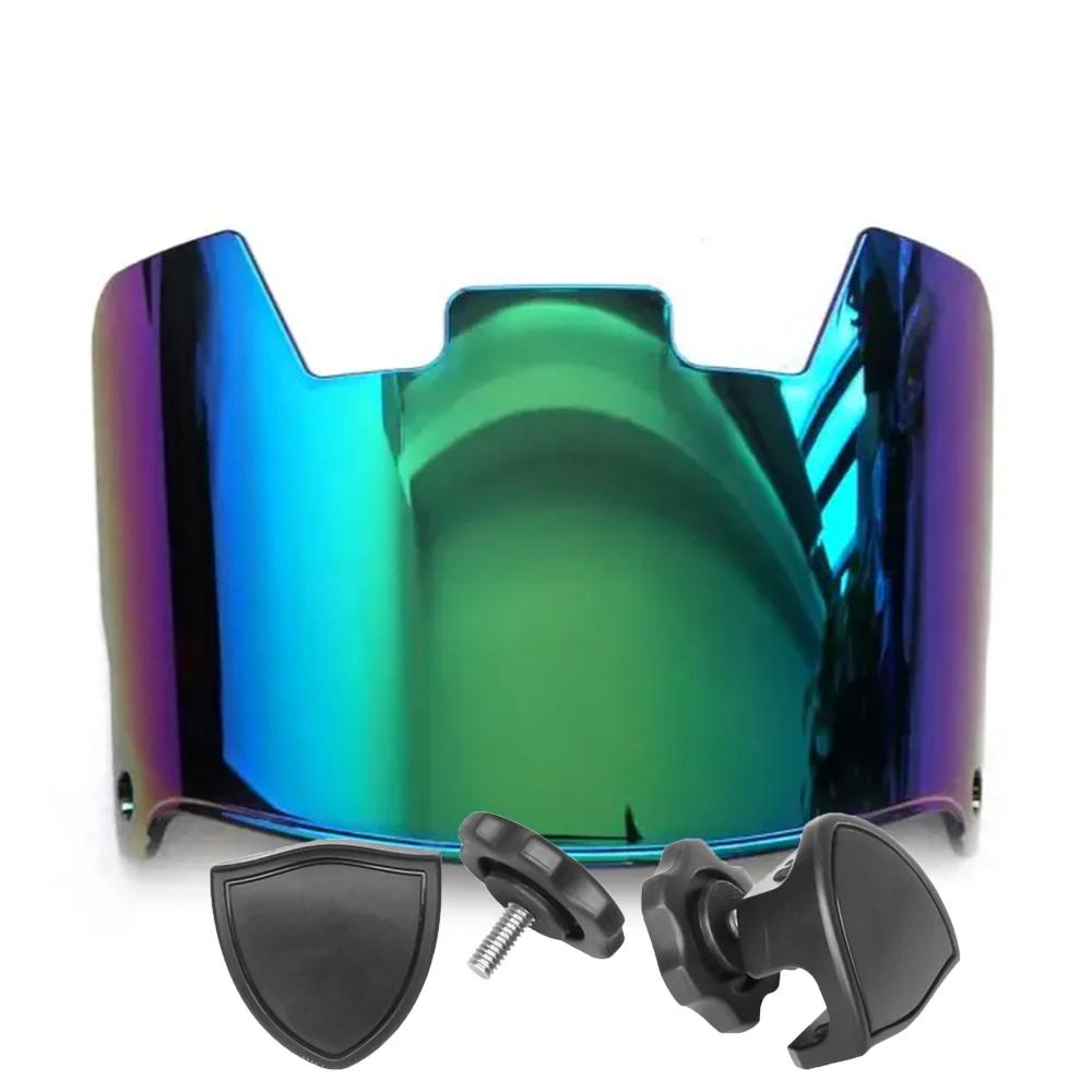 Viseira de futebol anti-nevoeiro, Tecnologia Flat Lens, Capacetes de futebol para adultos e jovens, Viseiras universais - Image 1