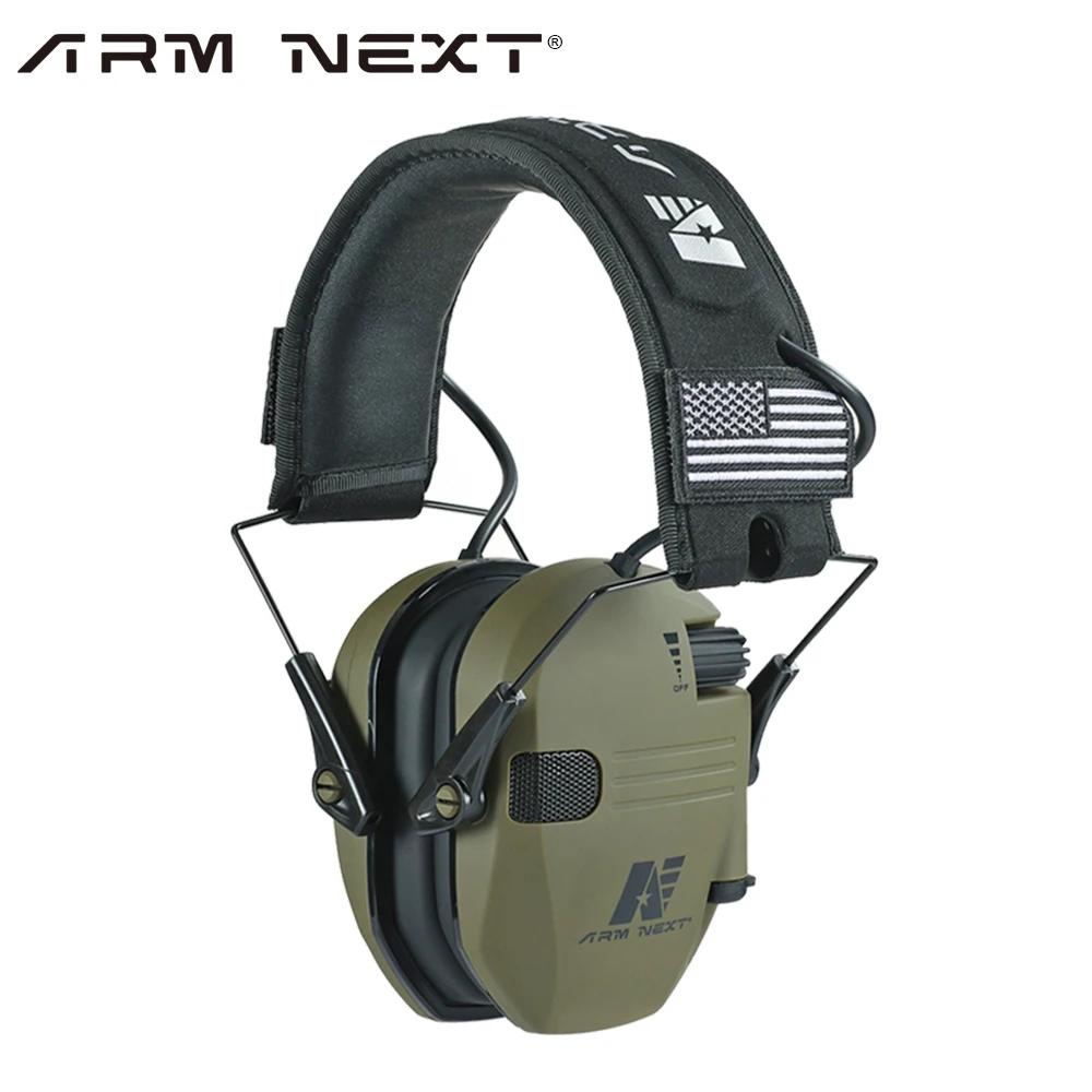 ARM NEXT-Auscultadores Eletrónicos para Tiro, Anti-Ruído, Proteção Auditiva, Caça, Redução de Ruído, Ouvido, NRR23db - Image 1