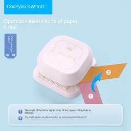 Cortador de papel multifuncional 4 em 1, perfurador manual de artesanato, máquina de gravação, material de escritório escolar, papelaria - Image 6