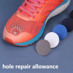 Calçados esportivos patche protetor de calcanhar tênis reparação adesivos sapatos malha desgastado buracos sapatos remendos de reparação sapatos calcanhar anti-wear almofadas - Image 2