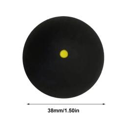 Raquetebol De Borracha Macia, Único Ponto Amarelo, Equipamento Portátil De Squash, Bolas De Raquete, Velocidade lenta, Salto Estável - Image 6