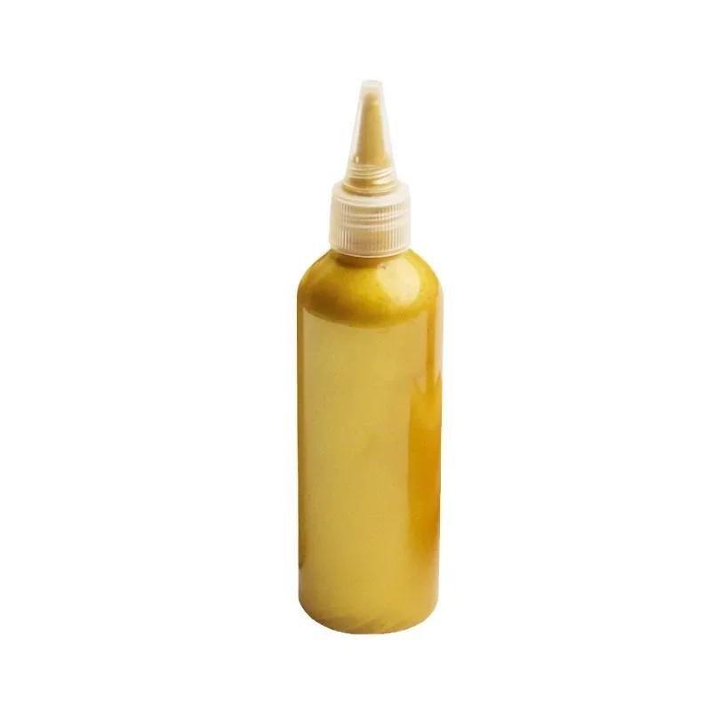 Recarga de Tinta Carimbo-Almofada à Base de Água, Caligrafia, Pintura, Escultura, Imprensa, Impressão à Mão, Dourado, Cor, Selo, 100g - Image 1