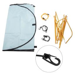Bimini capa superior universal anti-uv caiaque barco dossel sombra tenda à prova dwaterproof água proteção uv iate barco acessórios - Image 5