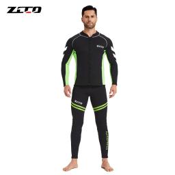 Fato de Mergulho Neoprene Long Sleeves, Snorkeling, Natação, Drifting, Surf, Desportos Aquáticos, 1 Peça Desgaste, Protetor Solar, 3mm - Image 3