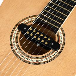 Captadores de guitarra acústica, captadores com buraco de som, amplificador de volume ajustável, guitarra folclórica clássica, acessórios universais - Image 2