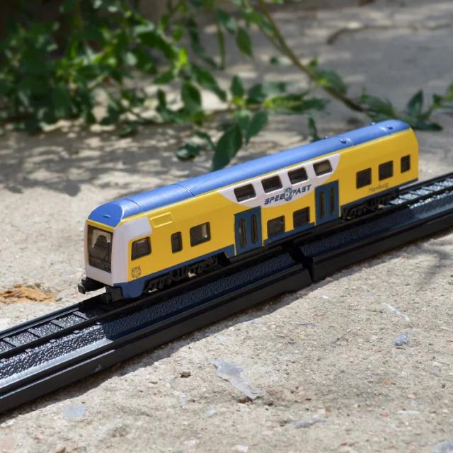Trem de Alta Velocidade Liga Retro Couro Verde Pequeno Trem Locomotiva a Vapor Simulação Brinquedo de Metal para Crianças