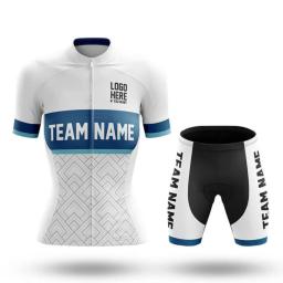 Personalizado ciclismo equipe jersey set para homens e mulheres, manga curta, mountain bike, equipe, verão - Image 3