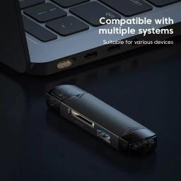 6 em 1 otg multifuncional usb 3.0 leitor de cartão u disco TYPE-C/usb/tf/sd flash drive cartão de memória para adaptador telefone portátil computar - Image 4