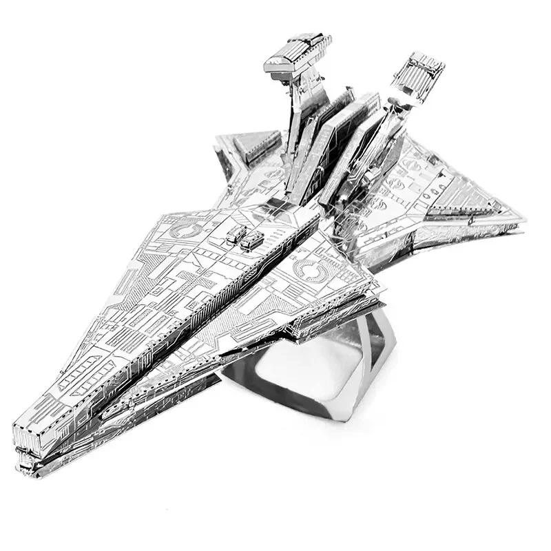 Preto pérola navio pirata 3d metal puzzle modelo kits diy corte a laser quebra-cabeças brinquedo para crianças - Image 1