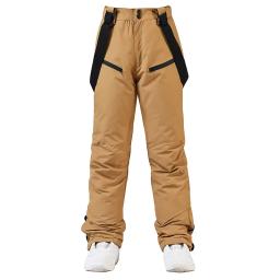 Inverno ao ar livre calças de snowboard homens e mulheres calças de neve quentes inverno quente engrossado calças de esqui branco S-XXL - Image 5