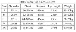 Dança do ventre traje prática superior roupas de dança prática diária blusa fina para o sexo feminino dança de barriga exótica - Image 6