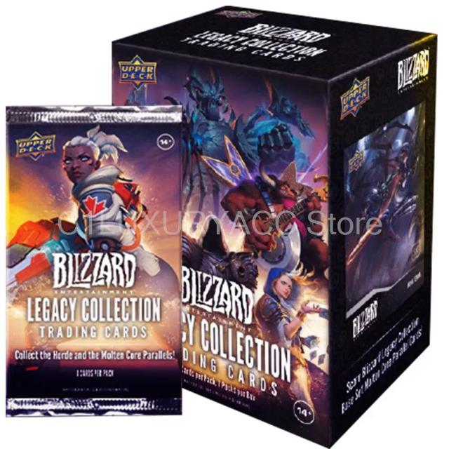 Coleção Blaster Upper Deck Blizzard Legacy 2023: Cartas Raras de Hearthstone e Filmes na Corrida RPM