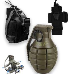 Tactical Grenade Modelo Conjunto com MOle Bag, Airsoft Explosão, Paintball Guerra Jogo - Image 1