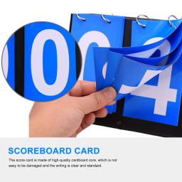 Futebol Flip Score Keeper, Placar portátil do tênis de mesa, Multi-função para o exercício, esporte do voleibol - Image 4