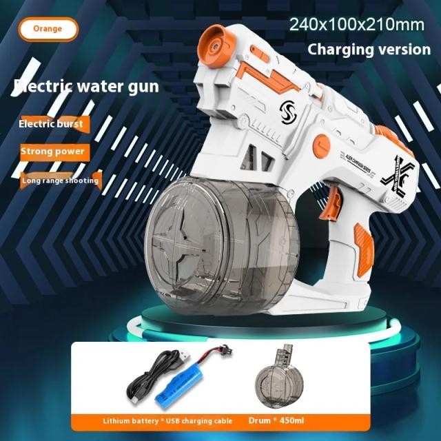 Pistola de Água Elétrica Automática 8m Alcance