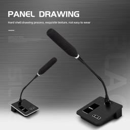 Profissional desktop Gooseneck microfone, ajuste multi-direcional, adequado para vídeo Karaoke, palestras online, GSN10 - Image 1