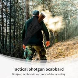 Tactical Shotgun Scabbard Rifle Saco De Armazenamento, Molle Gun Holster, Alça de Ombro, Short Rifle Bag para Tiro e Caça - Image 2