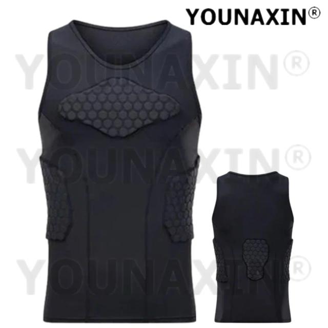 Colete Respirável Unisex Anti-Colisão para Esportes - Proteção no Peito para Basquete, Futebol, Corrida e Ciclismo, Disponível do M ao 3XL