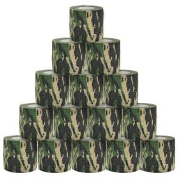 Camuflagem fita elástica para caça ao ar livre, impermeável, auto-adesivo, bandagem elástica, 1/6/12 pcs - Image 1