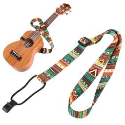 Ajustável poliéster guitarra cinta, estilo étnico, Ukulele Acessório - Image 4