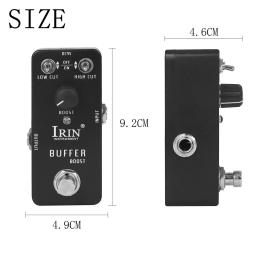 IRIN-Pedal de Efeito de Guitarra Elétrica, True Bypass Pedais, Compressão Fuzz, Overdrive Distortion, Boost Bass, Pedais Acessórios, RS - Image 6