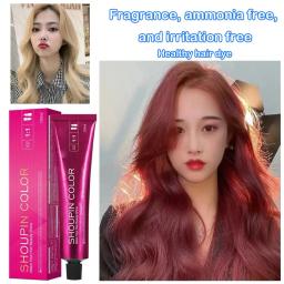 Shampoo para colorir cabelos seguros suaves, creme para tintura de cabelo, ferramentas de estilo, duradouro semi-permanente, vermelho, azul, branco, tinte de pelo cabelo, 100ml - Image 2