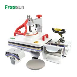 Freesub-Multifuncional Heat Press Machine, T-shirt, chapéu, boné, caneca máquina de impressão, 5 em 1, P8200-5 - Image 2