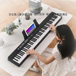 Piano dobrável teclado musical, 88 teclas, Instrumento sintetizador profissional, Órgão eletrônico dobrável digital para adultos e crianças - Image 2