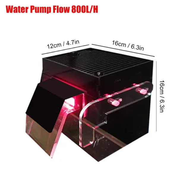 Controle Eficiente de Algas para Aquários: Filtro Externo com Balanceamento de Água para Ambientes Marinhos e Aquários de Qualidade