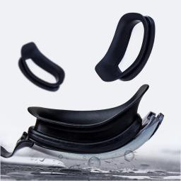 Óculos de natação miopia para homens e mulheres, óculos impermeáveis profissionais, anti-embaciamento, uv, para piscina, com tampões para os ouvidos - Image 2