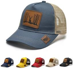 Bonés de beisebol de couro de luxo para homens e mulheres, viseiras esportivas masculinas, chapéu de sol snapback, moda trucker - Image 1