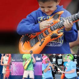 Balões de guitarra insufláveis para adultos e crianças, instrumento musical, adereços de festa, favor de carnaval, decoração de aniversário, 6 pçs - Image 5