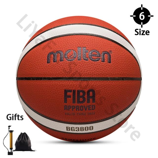 Basquete BG3800 Tamanho 5, 6 e 7 para Jogo Oficial - Ideal para Jovens e Adultos, Interior e Exterior