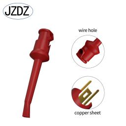 Jzdz sonda de teste com clipe de gancho de teste, 10 peças para teste eletrônico mini conector grabber ferramentas diy acessórios j.30007 - Image 4