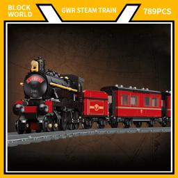 59002 789 peças de blocos de construção de trem a vapor de tijolo GWR/kit de modelo de trem ferroviário/brinquedos educativos infantis presentes - Image 1