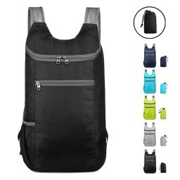 20-35l esportes ao ar livre mochila ultraleve à prova dultralight água portátil dobrável saco de viagem esportes mochila para homens - Image 1