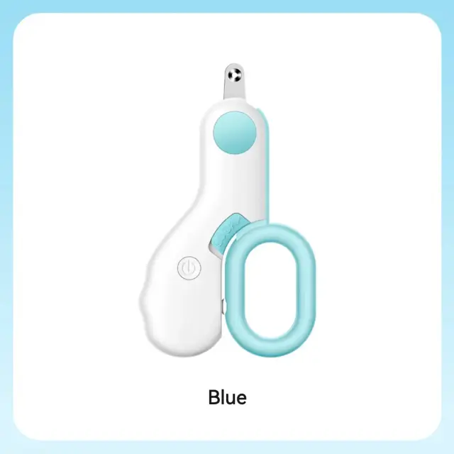 Cortador de Unhas Profissional com Luz LED para Pets - Kit Completo para Cães e Gatos com Trava de Segurança