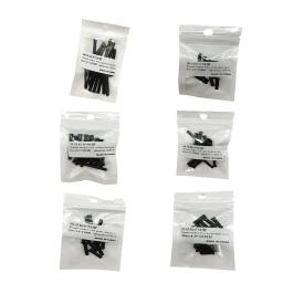 Ténis raquete ilhós, 15pcs, cor preta acessórios de substituição - Image 5