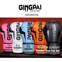 Luvas de boxe profissionais para homens e mulheres, Sanda, Muay Thai, lutando, saco de perfuração, Kickboxing, alta qualidade, 6 oz, 8 oz, 10 oz, 12oz - Image 4