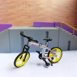Mini ornamento de modelo de bicicleta de liga, brinquedo de descompressão dobrável - Image 6