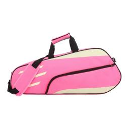 Impermeável Ombro Badminton Organizando Bolsa De Transporte, raquetes De Tênis Capa, mochila De Raquetebol, 3 Raquete - Image 4