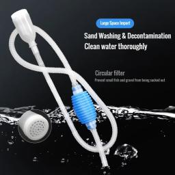 Aquário Sifão E Aquário Tanque De Peixes Aspirador De Pó, Bomba De Sifão, semi-automático Troca De Água Changer, cascalho Filtro De água, Acuário Acessórios - Image 2