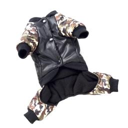 Casaco de Inverno Quente Customes para Cães Pequenos, Macacão Filhote Engrossar, Camuflagem FBI Big Dog Coat, Pet Roupas, Grande, S a 9XL - Image 1