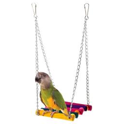 Colorido Hanging Hammock Swing Toys para Animais de Estimação, Perfeito para Papagaios, Periquitos, Periquitos, Calopsitas, 1Pc - Image 3