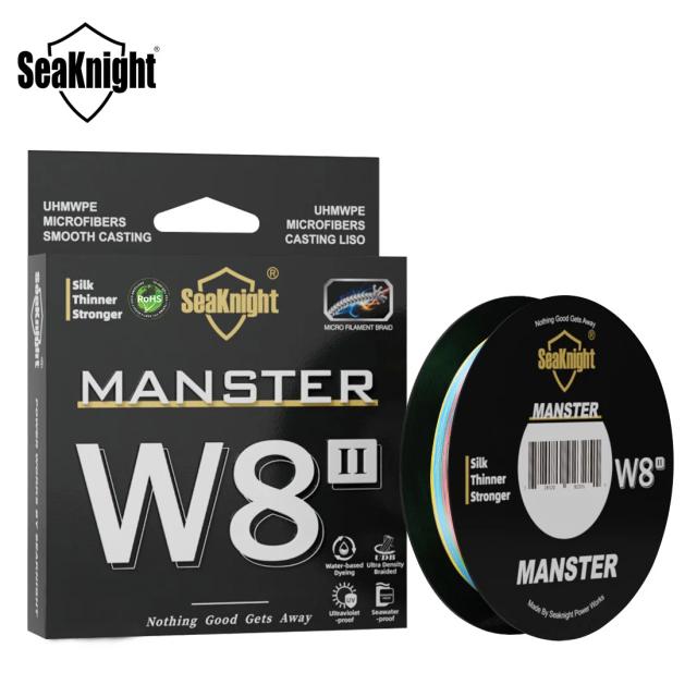 SeaKnight Linha de Pesca W8 II 8 Fios 150M PE Multifilamento