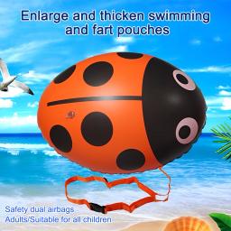 Joaninha inflável bóia de natação PVC Swim Air Bag, flutuante, multifuncional com cinto, ajustável para esportes aquáticos - Image 6