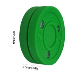 Puck verde hóquei no gelo, treinamento hóquei, rolo hóquei rua, dropshipping - Image 6