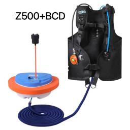 Equipamento de mergulho mais profundo, suporte de ventilador móvel, snorkel subaquático e BCD, 12 m, 2,7-5 horas - Image 1